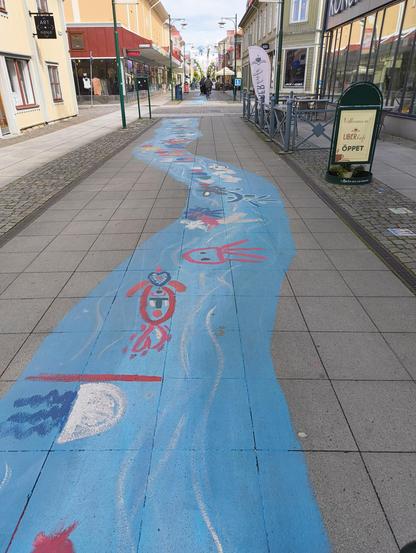 Wassertiere in der Fußgängerzone